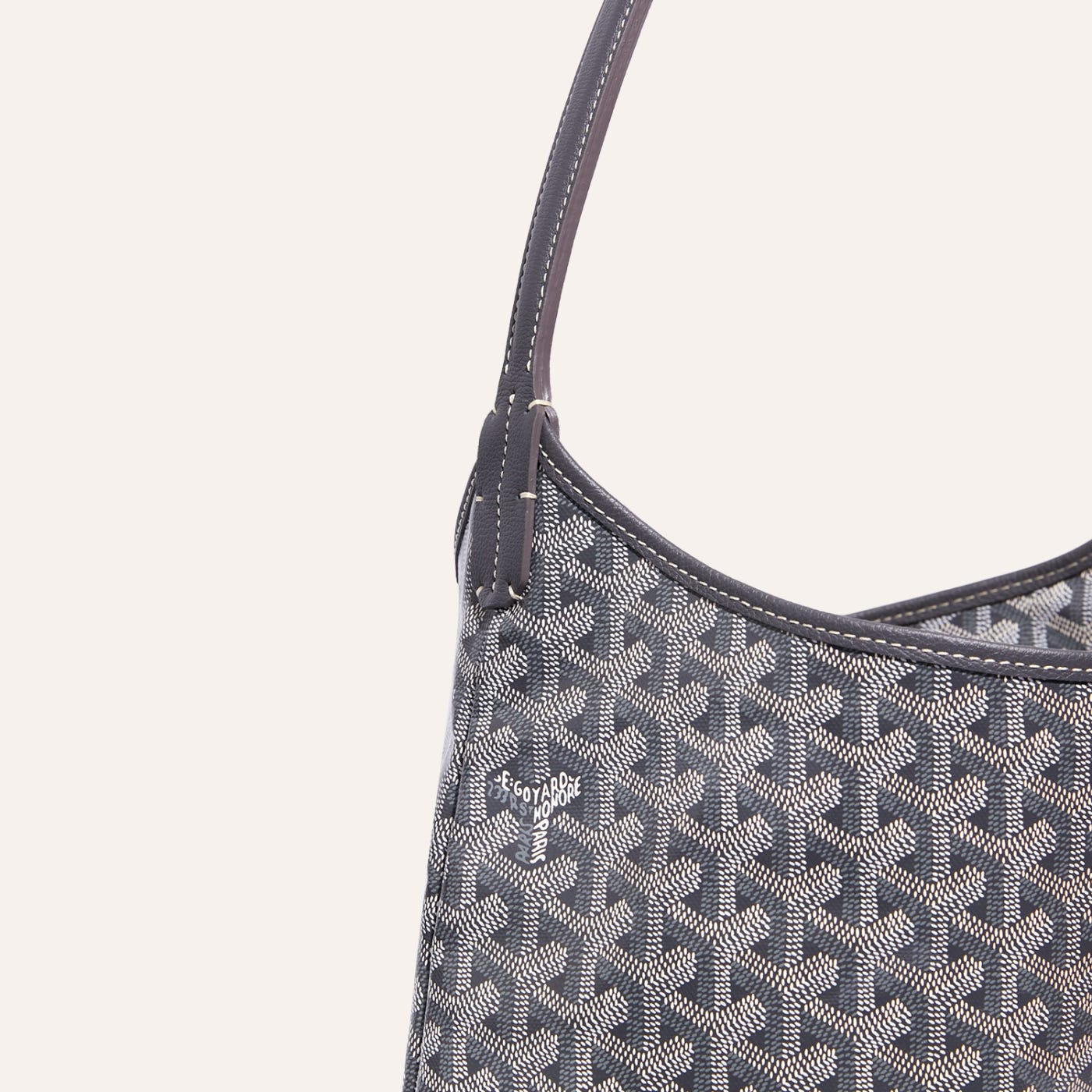 Goyard Bohème Hobo Bag Gray - Image 4